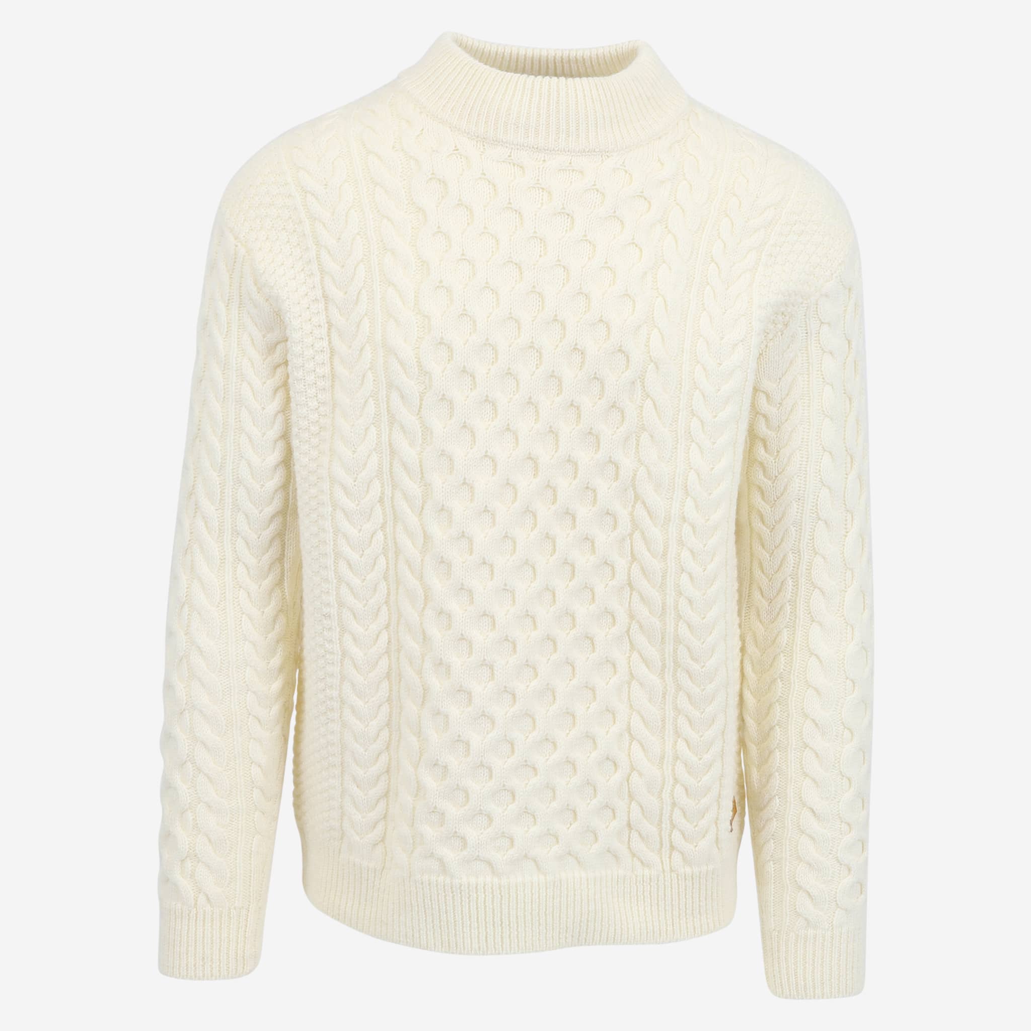 Hallgeir wool cable knit sweater