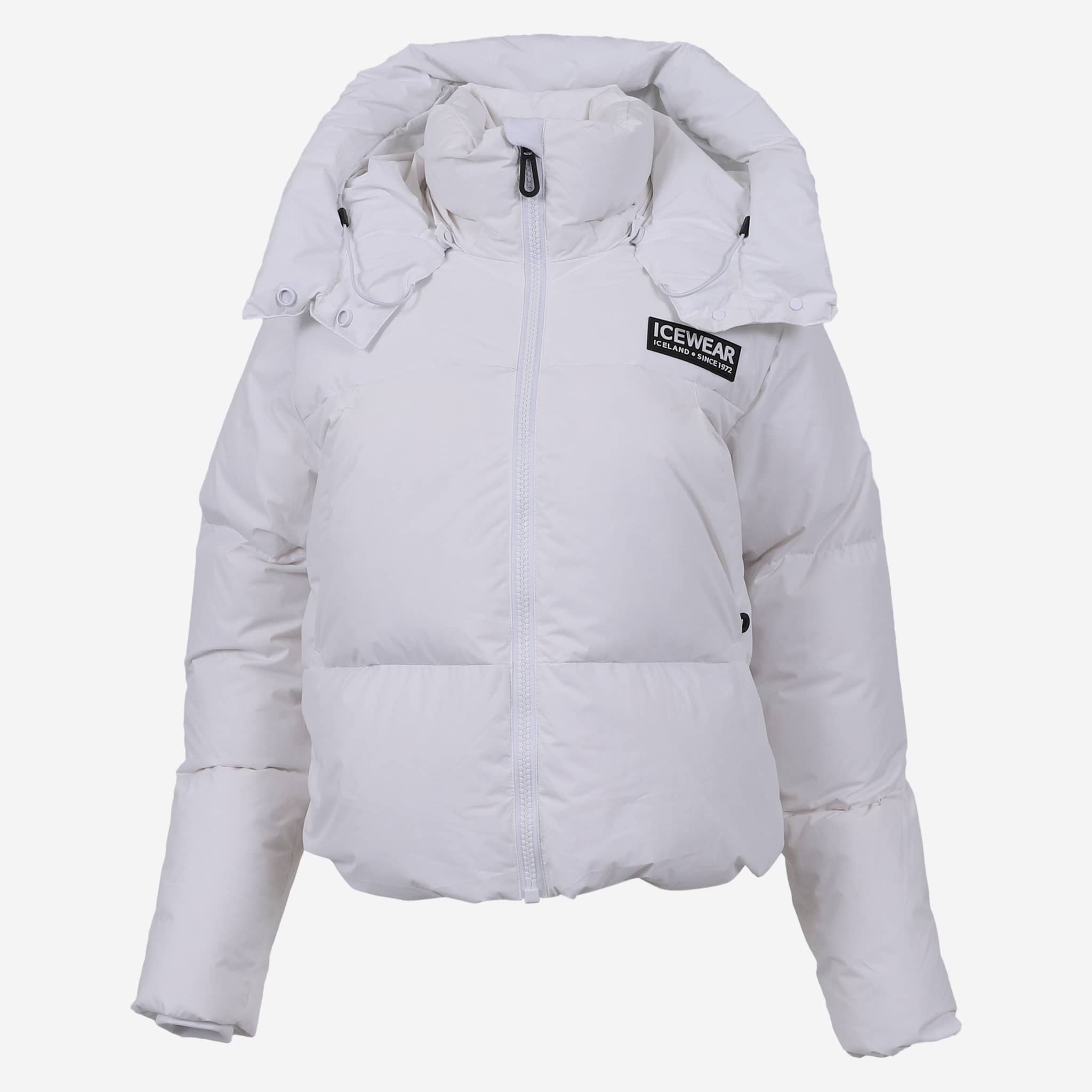 Borg short puffer down jacket